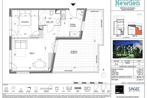 Apartament a Rennes, Ille-et-Vilaine, Rennes - € 801/mes | Ref: 2269 - foto 8