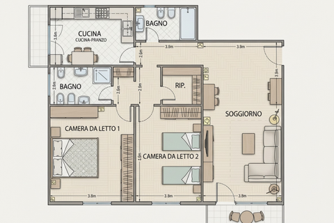 Lejlighed i Padua, Padua, Padua - € 220.000 | Ref: SA155 - foto 16