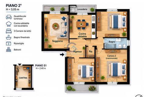 Leilighet i Catanzaro, Catanzaro, Catanzaro - € 235 000 | Ref: CZ-922 - foto 33