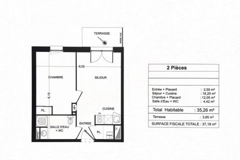 Lejlighed i Douai, Nord, Douai - € 77.000 | Ref: 4037-FOROM - foto 2