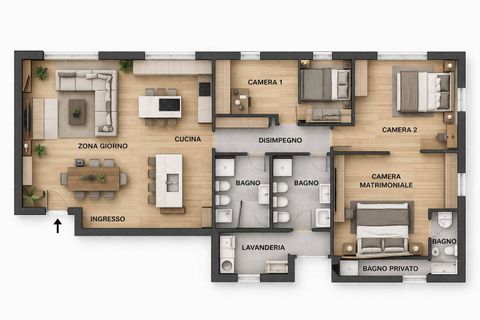 Villa a Vicopisano, Pisa, Vicopisano - € 150.000 | Ref: 2026P055 - foto 12