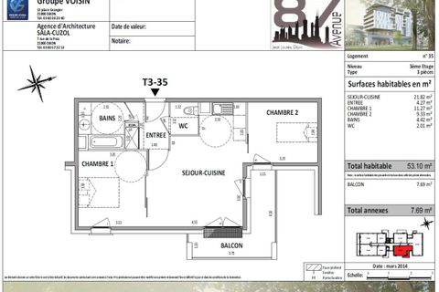 Apartament a Dijon, Cote-d'Or, Dijon - € 728/mes | Ref: 0029126 - foto 6