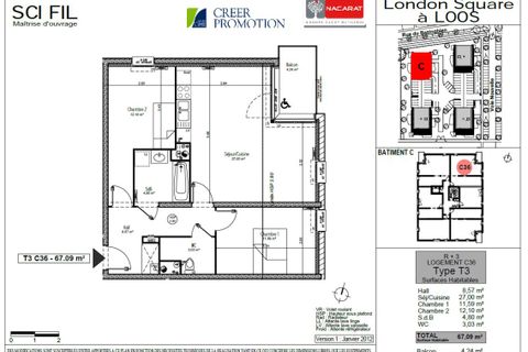 Apartament a Loos, Nord, Loos - € 781/mes | Ref: 0044770 - foto 4