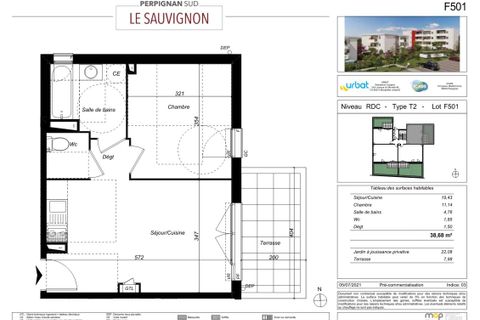 Apartament a Perpignan, Pyrenees-Orientales, Perpignan - € 552/mes | Ref: 0061125 - foto 5