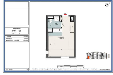 Apartament a Tours, Indre-et-Loire, Tours - € 385/mes | Ref: 0071546 - foto 2