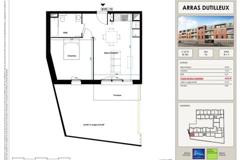 Lejlighed i Arras, Pas-de-Calais, Arras - € 514/måned | Ref: 0058366 - foto 2