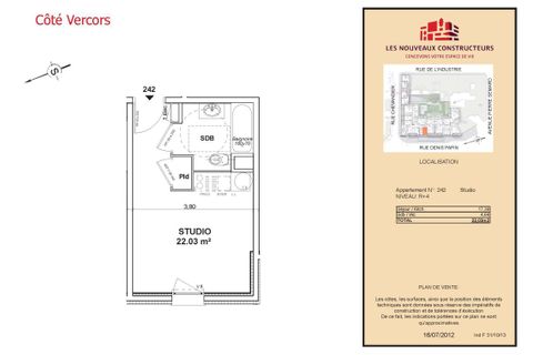 Estudi a Valence, Drome, Valence - € 382/mes | Ref: 0030944 - foto 6