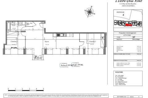 Apartament a Chartres, Eure-et-Loir, Chartres - € 816/mes | Ref: 0069226 - foto 5