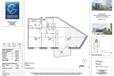 Apartament a Dijon, Cote-d'Or, Dijon - € 799/mes | Ref: 0036668 - foto 4