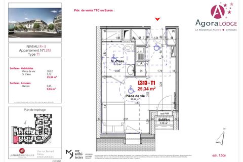 Apartament a Limoges, Haute-Vienne, Limoges - € 421/mes | Ref: 0058605 - foto 2