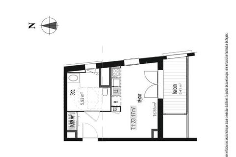 Apartament a Dijon, Cote-d'Or, Dijon - € 434/mes | Ref: 0034476 - foto 2