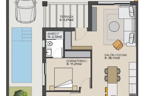 Rekkehus i Roldan, Murcia, Roldan - € 272 900 | Ref: NEW-70655326-01 - foto 22