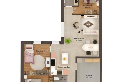Willa: Biard, Vienne, Biard – 156 520 € | Ref: TMM-86-2611172-83-1200 – zdjęcie 5