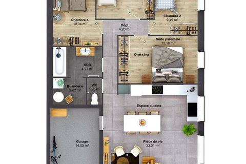 Villa i Nozay, Loire-Atlantique, Nozay - € 197.963 | Ref: TMM-44N-2624985-111-1200 - foto 5