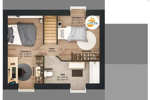Villa a Jans, Loire-Atlantique, Jans - € 191.453 | Ref: TMM-44N-2624960-111-1200 - foto 8