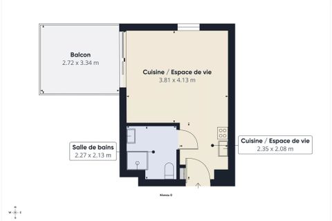 Lejlighed i Nice, Alpes-Maritimes, Nice - € 189.000 | Ref: GT1358 - foto 8