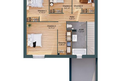 Villa a Angers, Maine-et-Loire, Angers - € 253.082 | Ref: TMM-49N-2611908-85-1200 - foto 4