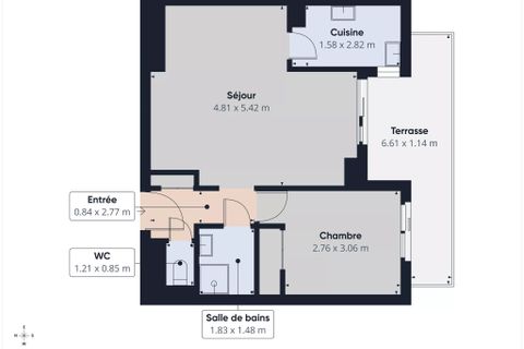 Lejlighed i Nice, Alpes-Maritimes, Nice - € 195.000 | Ref: TV1373 - foto 11