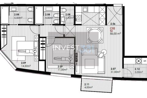 Lejlighed i Canidelo, Porto, Canidelo - € 395.000 | Ref: PC1224 - T2 Praias Gaia - foto 1