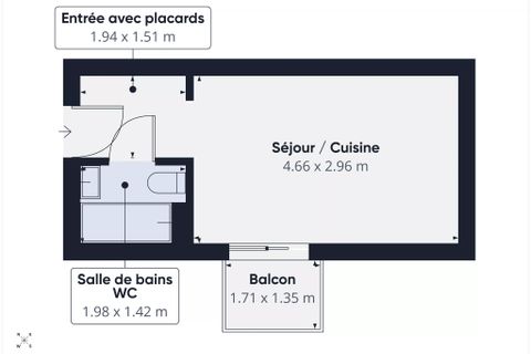 Lejlighed i Nice, Alpes-Maritimes, Nice - € 120.000 | Ref: TV1384 - foto 6