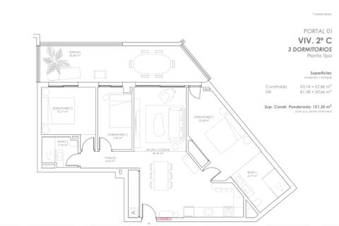 Leilighet i Fuengirola, Malaga, Fuengirola - € 425 360 | Ref: 487976 [COMPLEX: 357654] - foto 20