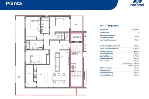 Lejlighed i Ponte da Barca, Viana do Castelo, Ponte da Barca - € 265.000 | Ref: A053-4039 - foto 17