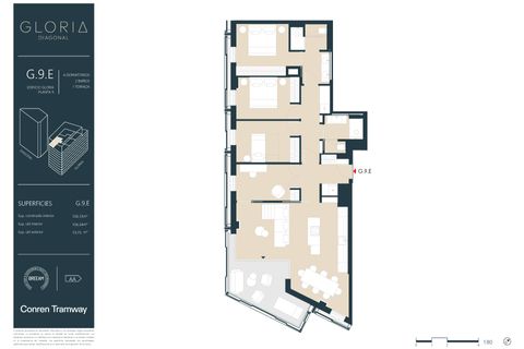 Lejlighed i Barcelona, Barcelona, Barcelona - € 1.910.000 | Ref: GLORIAS-G.9.E. - foto 35