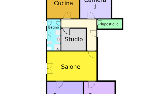 Estudi a Genoa, Genoa, Genoa - € 295/mes | Ref: 8214 - foto 9