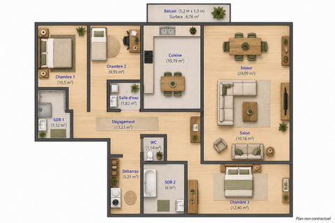 Lejlighed i Strasbourg, Bas-Rhin, Strasbourg - € 294.000 | Ref: getkey_u_530705495 - foto 15