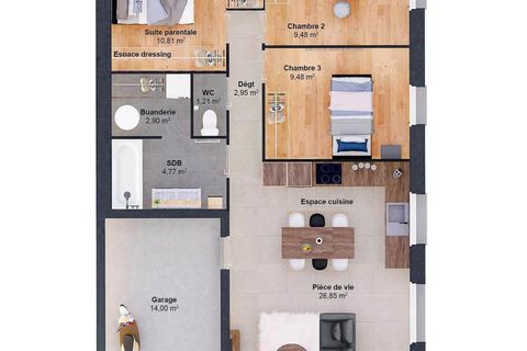 Villa a Saint-Guyomard, Morbihan, Saint-Guyomard - € 171.411 | Ref: TMM-56S-2639621-138-1200 - foto 5