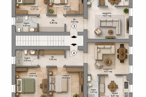 Wohnung in Lucca, Lucca, Lucca - € 280.000 | Ref: 6487 - Foto 11