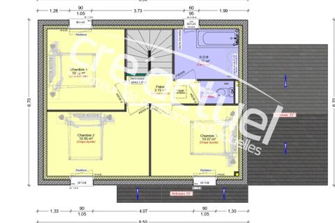 Villa i Tinteniac, Ille-et-Vilaine, Tinteniac - € 214.610 | Ref: GF26-40_Tinteniac - foto 6