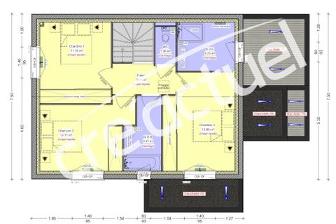 Villa i Guichen, Ille-et-Vilaine, Guichen - € 315.500 | Ref: GF26-38_Guichen - foto 6