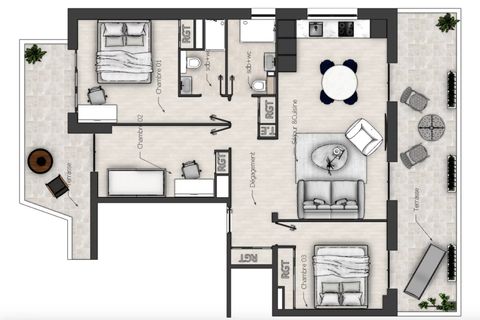 Lejlighed i Nice, Alpes-Maritimes, Nice - € 550.000 | Ref: 87050485 - foto 14
