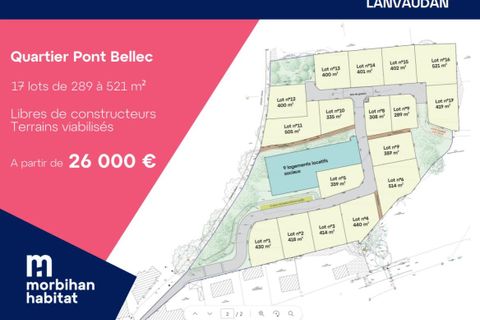 Tomt i Lanvaudan, Morbihan, Lanvaudan - € 26 000 | Ref: SGO__LANVAUDAN_VTE_ - foto 2