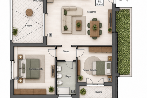 Lejlighed i Rome, Rome, Rome - € 255.000 | Ref: ROM001 - foto 1