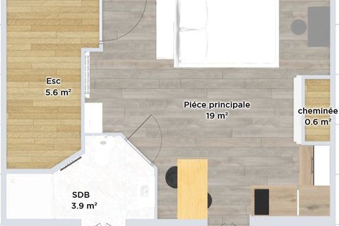Estudi a Niort, Deux-Sevres, Niort - € 540/mes | Ref: 753937 - foto 5