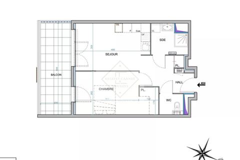 Lejlighed i Antibes, Alpes-Maritimes, Antibes - € 276.000 | Ref: getkey_u_533696981 - foto 5