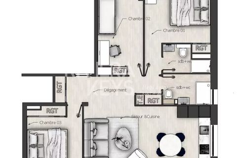 Lejlighed i Nice, Alpes-Maritimes, Nice - € 550.000 | Ref: 87070179 - foto 10