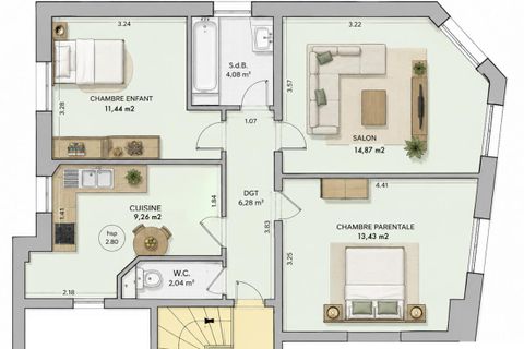 Lejlighed i Saint-Cloud, Hauts-de-Seine, Saint-Cloud - € 385.000 | Ref: 6a1d54b3c5b05 - foto 2
