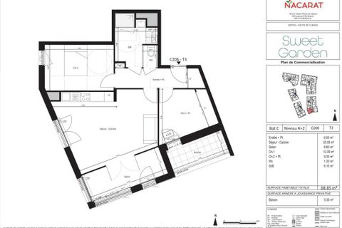Wohnung in Vertou, Loire-Atlantique, Vertou - € 865/Monat | Ref: 11904 - Foto 10