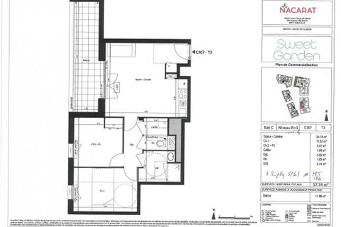 Wohnung in Vertou, Loire-Atlantique, Vertou - € 775/Monat | Ref: 11909 - Foto 7