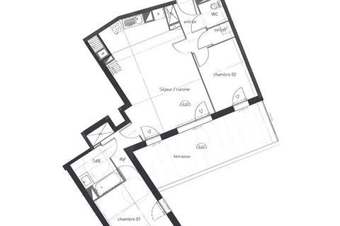 Wohnung in Vertou, Loire-Atlantique, Vertou - € 830/Monat | Ref: 11718 - Foto 9