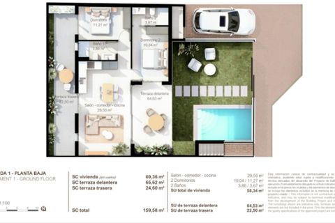 Bungalow i Lo Pagan, Murcia, Lo Pagan - € 324.900 | Ref: 392484__COMPLEX__392/866 - foto 2