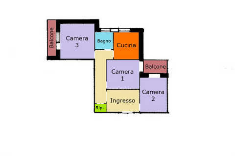 Estudi a Genoa, Genoa, Genoa - € 270/mes | Ref: 8218 - foto 4