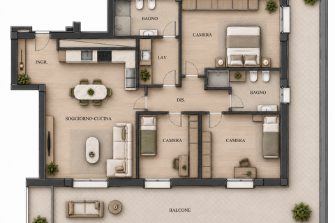 Apartament a Cesena, Forli-Cesena, Cesena - € 365.000 | Ref: 712 - foto 14