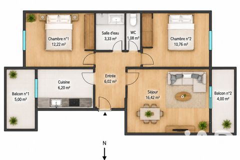 Lejlighed i Nice, Alpes-Maritimes, Nice - € 295.000 | Ref: 49467 - foto 2