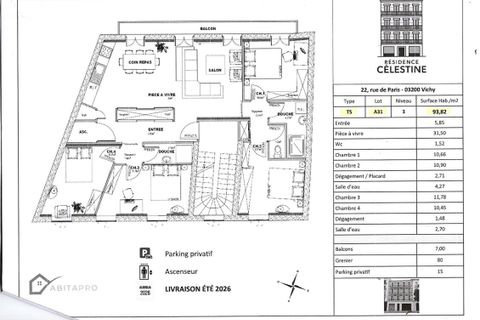 Lejlighed i Vichy, Allier, Vichy - € 380.000 | Ref: 450370LDG - foto 5