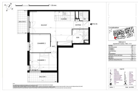 Apartament a Etaples, Pas-de-Calais, Etaples - € 848/mes | Ref: 0072238 - foto 6