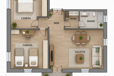 Appartement in Parma, Parma, Parma - € 190.000 | Ref: parma761 - foto 33